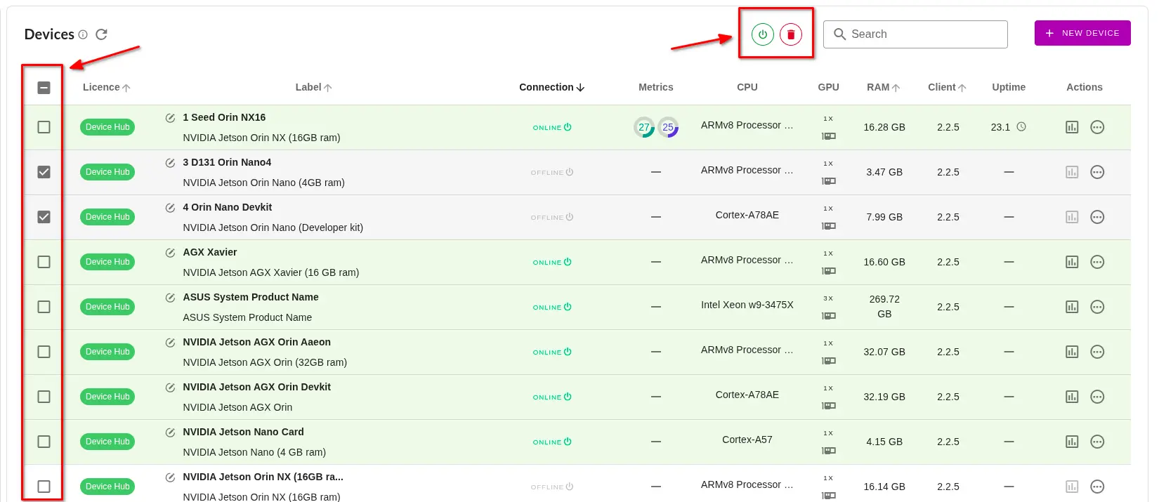 Bulk Actions