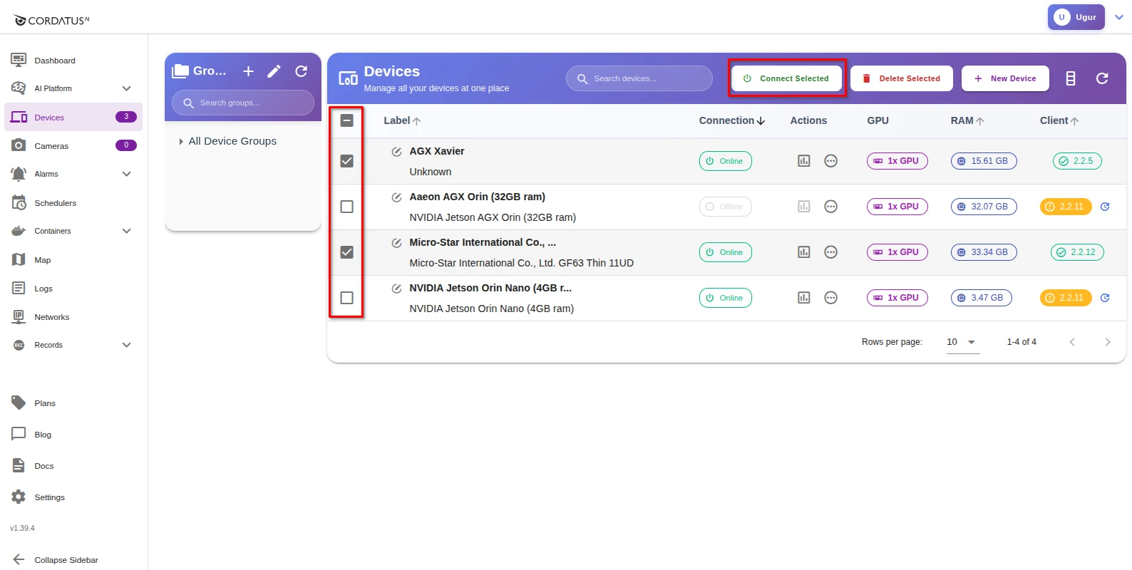 Connect Multiple Devices