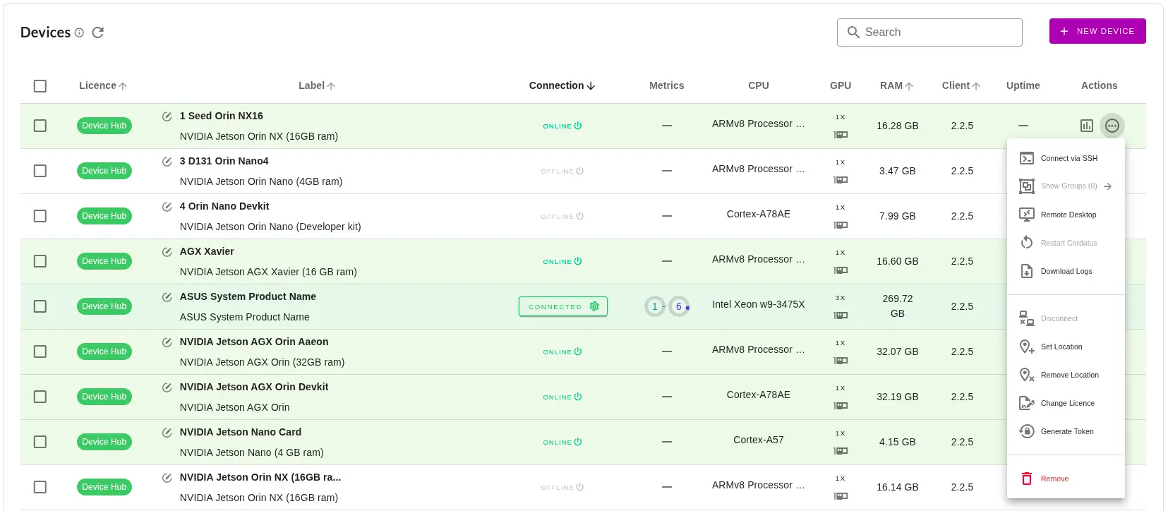 Ellipsis Menu