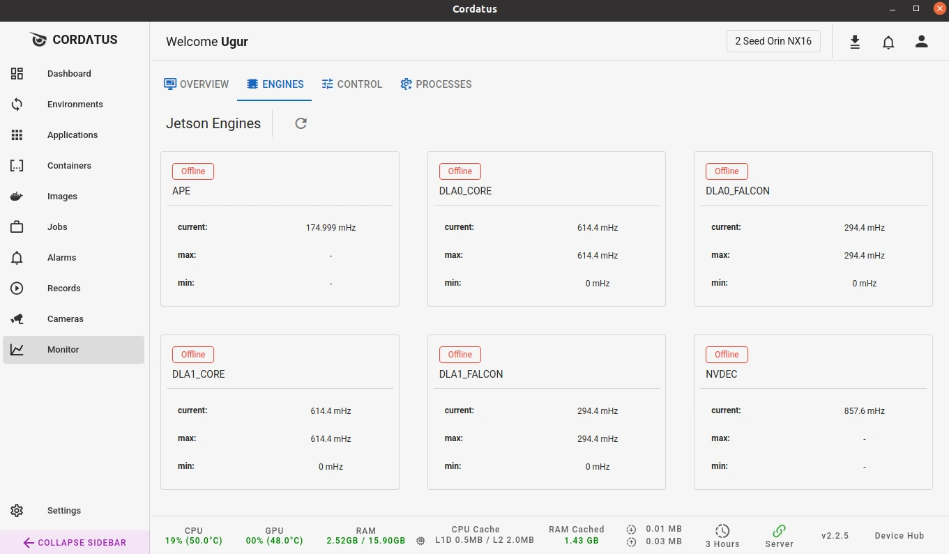 Engines in de Client