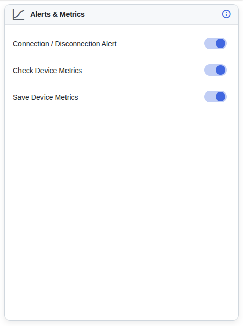 Toggle Metrics